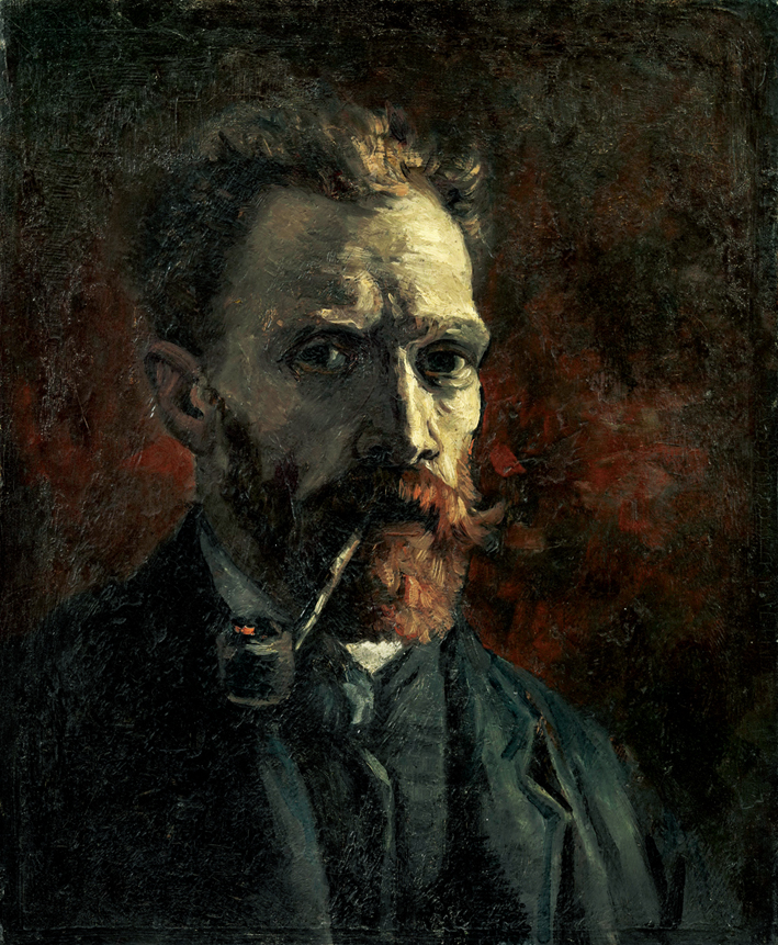  文森特·威廉·梵高  Vincent Willen Van Gogh —— 自画像 (23)1886.9-11